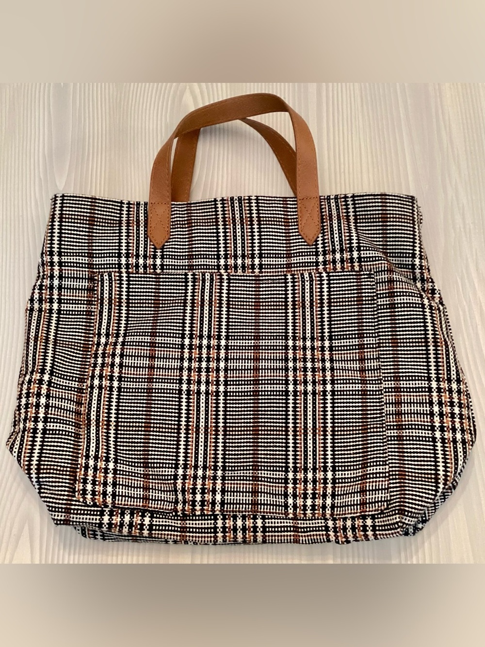 Thirty-One Plaid About You Handbag Preppy Slouch Detachable Shoulder Strap - Picture 3 of 12